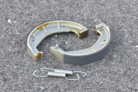 Drum Brake Pads Flat